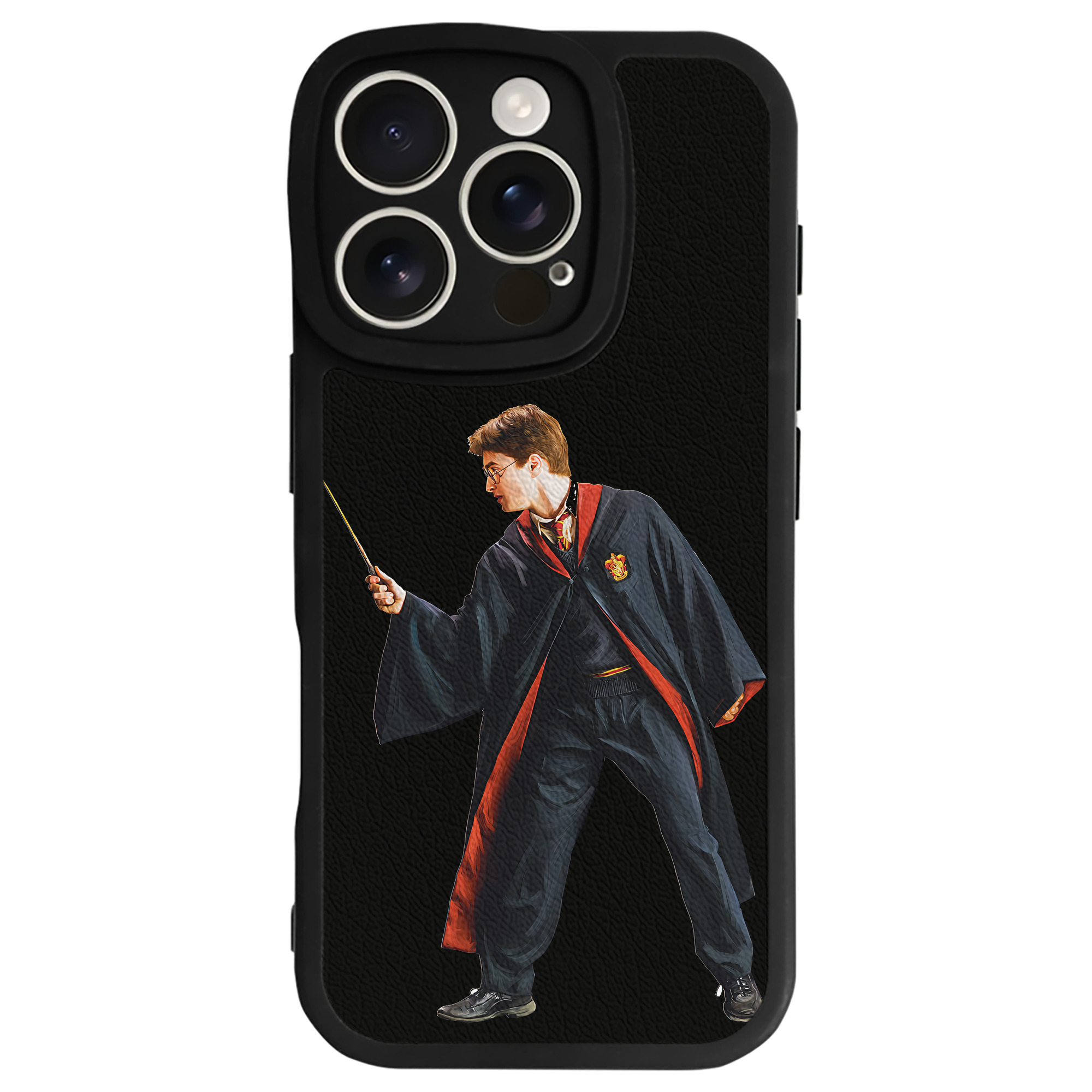 （画像用） Harry Potter ハリー・ポッターシリーズ 【iPhone 16シリーズ対応】シリコンスマホケース（レザー調） 材質：シリコン